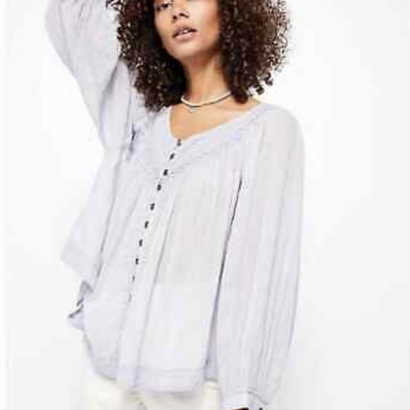 We The Free, Free People, Cool Meadow Blouse, NWT, size small - Picture 3 of 8